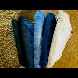 Lot of 5 pair Women’s Size 22 Jeans (Maurice’s, SJP, Hydraulic, Workshop Brands)